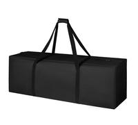 Large Travel Duffle Bags, 145L Extra Sports Duffel Luggage Equipment Storage Bag, Lightweight Long Foldable Holdall Bag with Upgrade Zipper, Durable & Water Resistant, Black (127x28x41 cm)