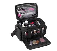 Large Travel Makeup Bag - High Capacity Cosmetic Organizer Pro, Compartmental Toiletry Storage Design, Durable Structured Carry Case | Travel Packing Use Women Trips Vacations Business Journeys