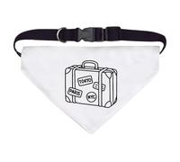 Large 'Travel Suitcase' Dog/Cat/Pet Bandana (PD00064526)