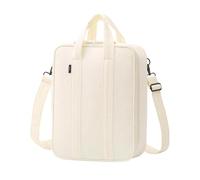 Large Travel Toiletry Bag Adjustable Shoulder Strap, Mesh Pockets, cream color, Grande, Please refer to description