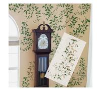 Large Tree Vine Leaf Stencil for Painting on Wall, Floral Flowers and Vines 50cmx106cm Reusable Ivy Stencil Drawing Template Furniture, Botanical Wall Bedroom, Canvas, Home Decor, DIY Art Crafts