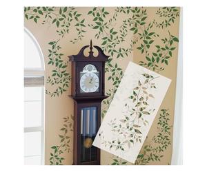Large Tree Vine Leaf Stencil for Painting on Wall, Floral Flowers and Vines 50cmx106cm Reusable Ivy Stencil Drawing Template Furniture, Botanical Wall Bedroom, Canvas, Home Decor, DIY Art Crafts