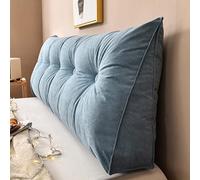 Large Triangle Wedge Pillow, Reading Cushion for Back Support, Soft Sofa Bed Positioning Roll, Lumbar Support Pillow, 120 x 50 x 20 cm, Ideal for Comfort and Relaxation