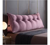 Large Triangular Daybed Wedge Pillow for Reading Headboard Backrest Bolster Pillow with Removable Cover 71-inch Purple Bed Rest Cushion