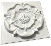 Large Tudor Rose Plaster Casting Mould Concrete Mold Yorkshire Lancashire