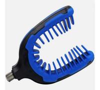 Large U-Shape Fishing Rod Rest Head, Blue Universal Rod Holder Replacement Head, U Type Fishing Rod Support Attachment for Bank Stick, Carp Fishing Tackle Accessory