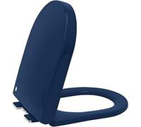 Large U-Shaped Toilet Seat with Soft Close and Quick Release, Top Fixed Design, Adjustable Hinges
