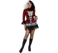 (Large (UK 16-18)) Evil Jester Costume