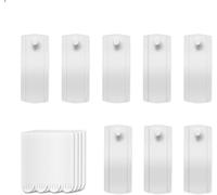 Large Universal Frame Hanger, 8 Picture Hangers, 8 Large Removable Adhesive Strips, Damage Free Picture Hanging Hooks Heavy Duty, No Nails Hooks