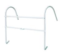 Large Urine Catheter Bag Hanging Holder - Integrated Tube Clip - Plastic Coated for Easy Cleaning - Suitable for Most Catheter Bags