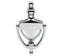 Large Urn Shaped Front Door Knocker 104mm Fixing Centres Polished Chrome