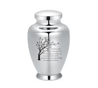 Large Urns for Ashes for Adult Human Pet Stainless Steel Personalized Memorial Burial Funeral Urns for Ashes Decorative Keepsake