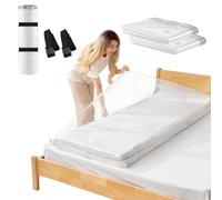Large Vacuum Storage Bags for Mattress Duvets, 2 Pack Mattress Vacuum Storage Bags Cover for Moving House - Single Mattress Plastic Protector, No Vacuum Pump Required