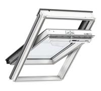 Large Velux Roof Window - White - Centre Pivot - GGL 2070 UK08 - 134 x 140 cm