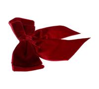 Large Velvet Bow Brooch Pin for Women Party and Meetings | Reusable Red Cloth Accessory, Not Easy to Deform, Safe and Convenient for Long-term Use