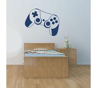 Large Video Games Controller Vinyl Wall Art Sticker. Mural, Decal. Home, Wall Decor. Window, Mirror (Brown, 50cm Wide x 30.3cm high)