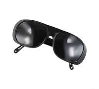 Large View for welder Safety Glasses Blue Light Block Large View(Black)