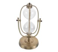 Large Vintage Fillable Hourglass Timer with 360° Rotating DIY Design