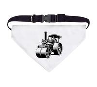 Large 'Vintage Steam Roller' Dog/Cat/Pet Bandana (PD00064072)