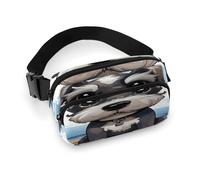 Large Waist Packs with Adjustable Strap,Adorable Schnauzer Crossbody Fanny Pack Casual Bag for Travel Sports Running Hiking