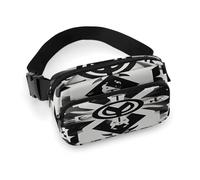 Large Waist Packs with Adjustable Strap,Supernatural Symbols Black Crossbody Fanny Pack Casual Bag for Travel Sports Running Hiking