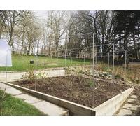 Large Walk-In Aluminium Fruit or Vegetable Cage with Door no Netting W4m x L8m
