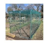 Large Walk-In Vegetable Cage 4m x 6m Complete with Green Soft Butterfly and Door