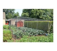 Large Walk-In Vegetable Cage (H1.92 x W4m x L8m With Soft Butterfly Door Pegs and Clips