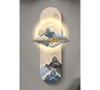 Large Wall Art Decor for Living Room ative Painting, Chinese Landscape Painting Art Decor Wall Sconce Light, Wall Hanging Mural for Dining Room, Office