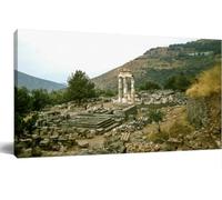 Large Wall Art Decor for Living Room Bedroom Bathroom Canvas Wall Art UnFramed The Oracle Delphi Mount Parnassus the south mainland Greece Prints Artwork Painting Pictures Kitchen 12x16 12x16inch