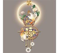 Large Wall Art Decor for Living Room Hanging Painting, Imitation 3D Wall Painting with Light, Wall Sconce Lights, for Dining Room Corridor