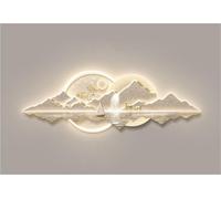 Large Wall Art Decor for Living Room Sofa Background Wall Sconce Light, Landscape Wall Hanging Decoration for Dining Room, Entrance, Corridor, Study