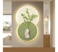 Large Wall Art Decor for Living Room Wall Painting Decoration, 3D Art Sculpture Wall Sconce Light, Creamy for Home Hallway Bedroom and Dining Room