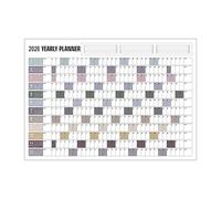 Large Wall Calendar Yearly Planner Big Paper Monthly Organizer for Home Office Classroom Simple Monthly Planner with Oversized Layout for Easy Scheduling and Academic Planning (White)