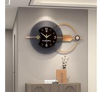 Large Wall Clock for Living Room Decor, Modern Wall Clocks Battery Operated for Bedroom Kitchen Home Office, Metal Creative Wall Clock Silent Non Ticking Decorative Wall Watch Clock, 39in