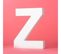 Large Wall Letters Wooden Hanging"A-Z"- White Decorative Wall Letter for Children's Nursery Baby's Room, Baby Name and Girls Bedroom Décor (Z)
