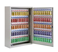 Large Wall-Mounted Key Cabinet with 200 Hooks Manager Key Includes Colorful Key Tag Stickers and Hooks for Easy Access and nization