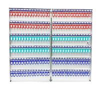 Large Wall-Mounted Key Lock Box - 180 Key Capacity Safe Storage for Property Management & Car Dealerships - Metal Key Cabinet (Color: 120)