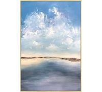 Large Wall Painting On Canvas Vertica Abstract Modern Sky Landscape Art Artwork Rectangle Wall Art Hand Painted Artwork for Living Room Home Decorations 70X100Cm
