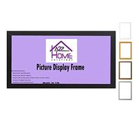 Large Wall Picture Frames 60 x 30cm Frame Landscape & Portrait Panoramic Frame For Wall Posters Photos Canvas Paintings Art Gallery (Black)