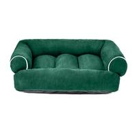 Large Washable Dog Bed for Moms, Anti-Slip Calming Sofa with Bolster, Cozy Supportive Couch for Dogs - Perfect for Comfort and Relaxation