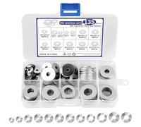 Large Washers for Screws 135 PCS, Stainless Steel Washer, 12 Sizes Washers for Bolts M3 M4 M5 M6 M8 M10 M12, Penny Washer for Repair