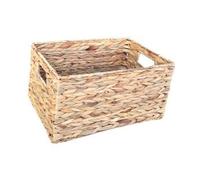 Rectangular Water Hyacinth - Brown / 47cm