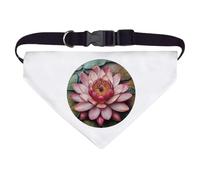 Large 'Water Lily' Dog/Cat/Pet Bandana (PD00062748)