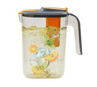 Large Water Pitcher with Removable Fruit Infuser | BPA-Fre_e & Leakproof | Fridge Door Jug | 2.6L Capacity