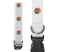Large 'Watercolour Otter Portrait' Dog Collar (PR00067240)