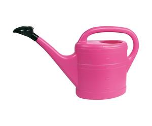 Large Watering Can With Rose 1 Litre Pink Plastic Outdoor Indoor Use
