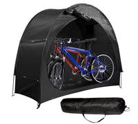 Large Waterproof Bike & Garden Storage Tent for 2-3 Bicycles, Tools & Equipment, Heavy-Duty 190T Polyester Weatherproof Shelter with Ground Pegs Easy 10 Min Setup