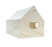 Large Waterproof Canvas Bell Tent for Family Camping 10x12ft 900D Oxford Cloth Spacious Yurt Ideal for 8 10 People Perfect for Outdoor Adventures Learned extensively
