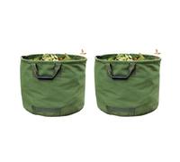 Large Waterproof Garden Waste Bag Heavy-Duty Canvas Tote for Leaves, Grass & Garden Debris, Reusable Storage for Fruits, Vegetables & Outdoor Gear with Reinforced Handles